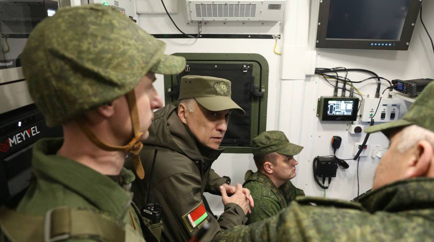 Combat readiness test of Belarusian army units focuses on radioelectronic warfare, drones