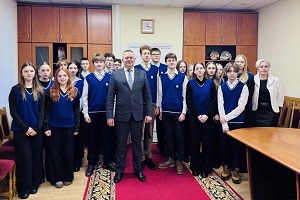 Десятиклассники побывали в гостях у руководства Шарковщинского района