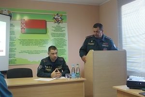 В Шарковщинском районном отделе по чрезвычайным ситуациям прошёл единый день информирования