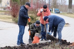 16 апреля в Шарковщинском районе прошел республиканский
субботник