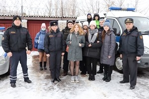Навучэнцы 8 «А» ДУА «СШ №1 г. п. Шаркаўшчына» пабывалі ў РАУС на днi адчыненых дзвярэй