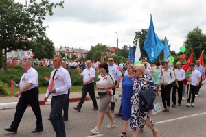 У Шаркаўшчыне шырока адсвяткавалі Дзень Незалежнасці Рэспублікі Беларусь