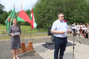 Шаркаўчане ўшанавалі памяць загінуўшых у гады Вялікай Айчыннай вайны