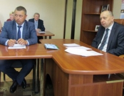 Помощник Президента-инспектор по Витебской области Виталий Вовк встретился с трудовым коллективом ДКУСП «Шарковщинская ПМК-68»