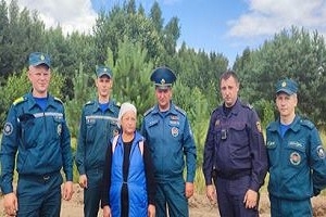 Заблудилась
женщина, которая ушла в лес за ягодами