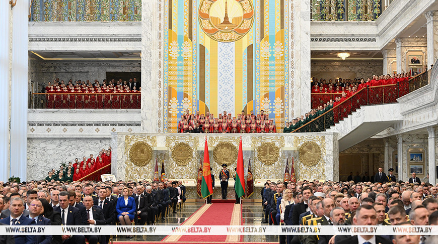 Lukashenko: Belarus follows path of peace, creation, justice and great opportunities for all