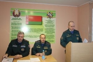 Итоги работы за 2023 год подведены в Шарковщинском районном отделе по чрезвычайным ситуациям