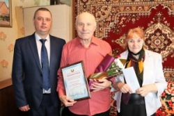 Константин Дмитриевич Добровольский принял поздравления с юбилеем
