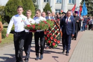 Шаркаўчане святкуюць Дзень Перамогі