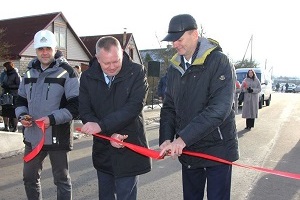 В Шарковщине после капитального ремонта открыли мост