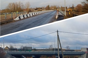 После капитального ремонта в Шарковщине 28 ноября откроют мост