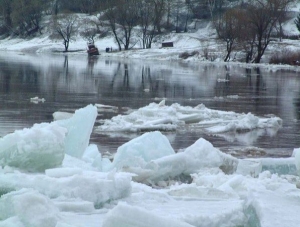 Лёд
на водоемах