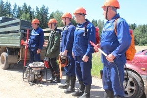 В Шарковщинском районе проводятся масштабные комплексные учения