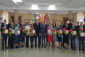 В Шарковщине в торжественной обстановке открыли районную Доску почета