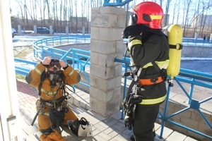 Отработка действий при пожаре в учреждении здравоохранения