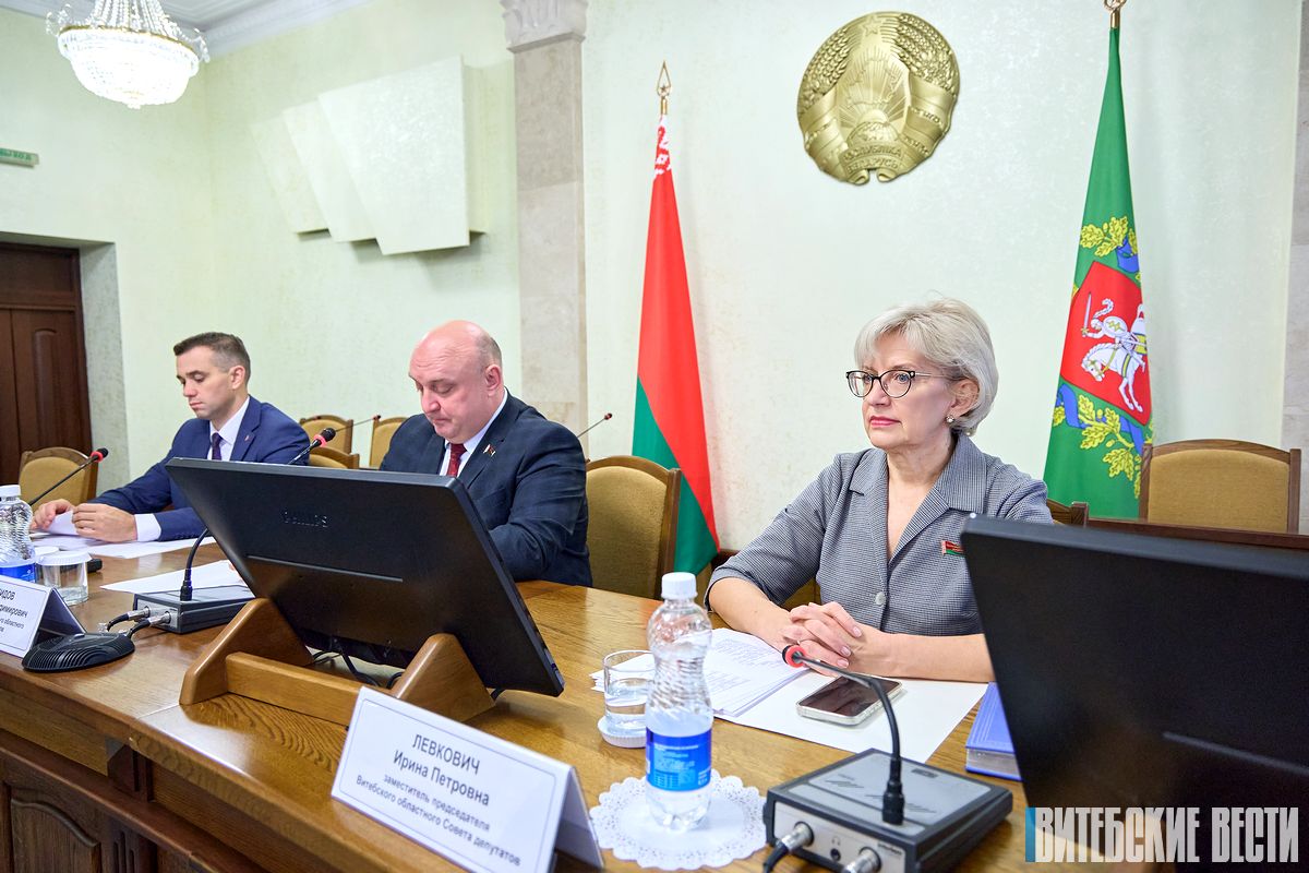 Развитие строительной отрасли рассматривают депутаты на сессии Витебского областного Совета депутатов