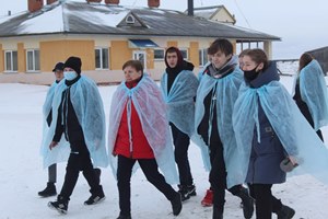 Вучні аграрнага класа Шаркаўшчынскай СШ №2 замацавалі
тэарэтычныя веды на практыцы