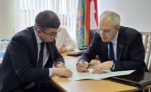 Председатель Палаты представителей, уполномоченный представитель Главы государства в Витебской области Игорь Петрович Сергеенко совершил рабочую поездку в Шарковщинский район