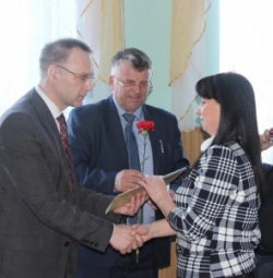 Узнагароды лепшым работнікам службы