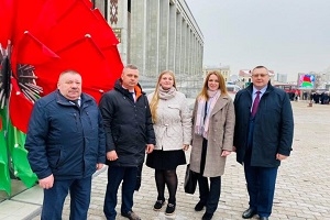 Дэлегацыя Шаркаўшчынскага раёна прыняла ўдзел у штогадовым Пасланні Прэзідэнта Рэспублікі Беларусь да беларускага народа і Нацыянальнага схода