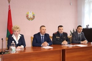 У рамках адзінага дня інфармавання прайшла сустрэча з калектывам Шаркаўшчынскага ўчастка электрасувязі